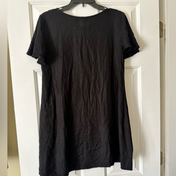 Judith March black swing dress swim coverup, size medium - Picture 3 of 7